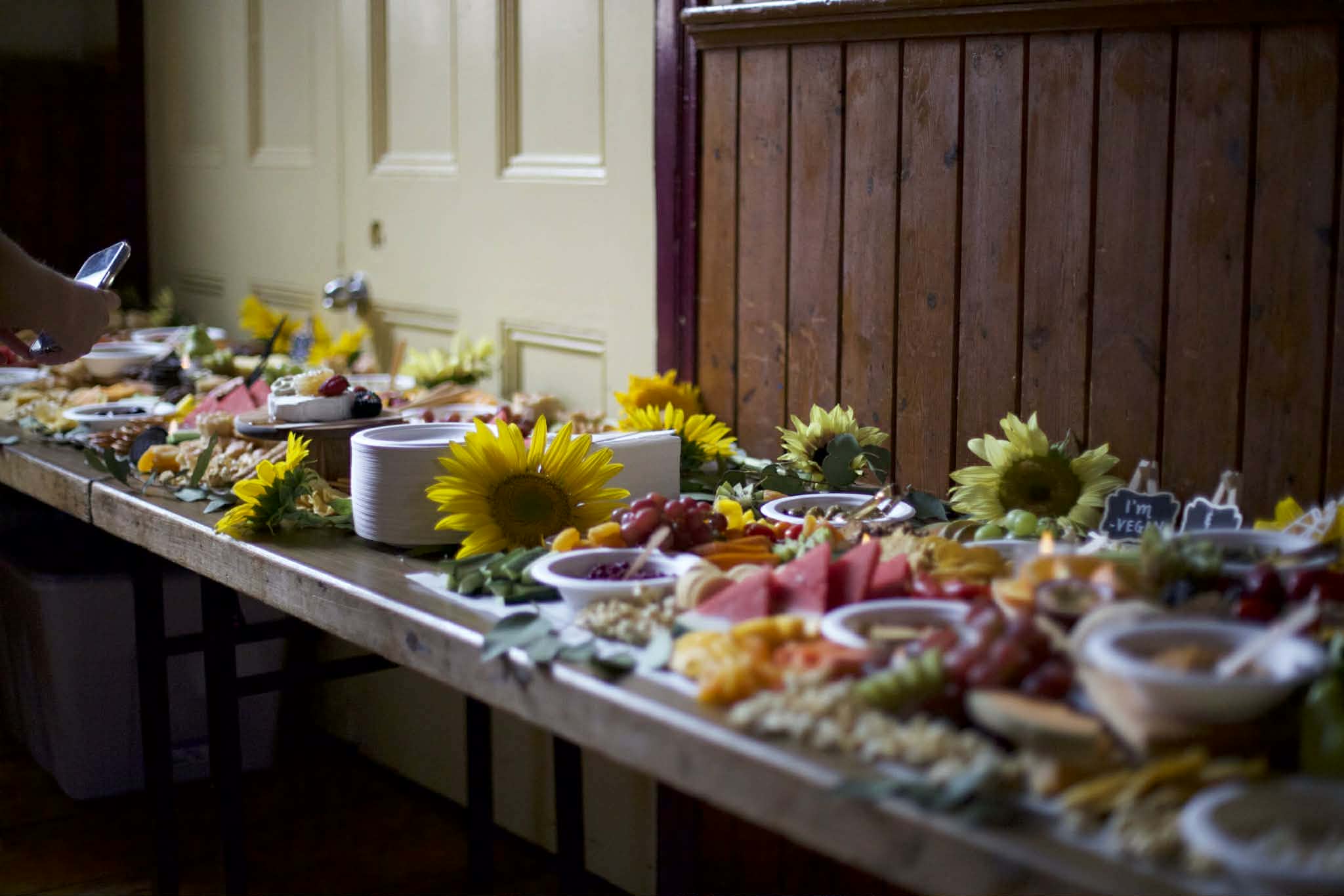 Events grazing table